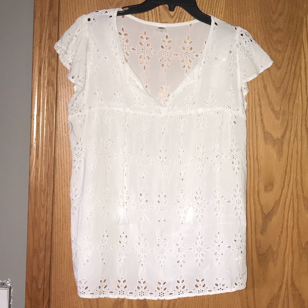 Old Navy eyelet top